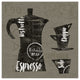 "Linen Coffee I" Digital Paper Print by Sue Schlabach, 20"x20"