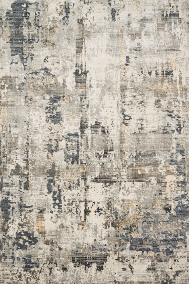 Ivory Natural Cascade Area Rug by Loloi, 5'3"x7'8"