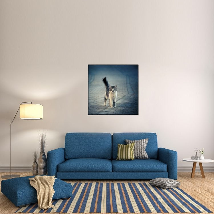 "Little One" Framed Canvas Giclee by Dejan Ilijic, 41x41"