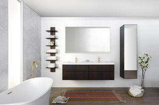 Cloud 01 - 62 x 30 Freestanding Soaking Solid Surface Bathtub, Matte White