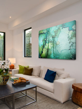 "Oceanic Watermark" Fine Art Canvas Print, 36"x24"