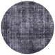 Ahgly Company Indoor Round Mid-Century Modern Area Rugs, 7' Round