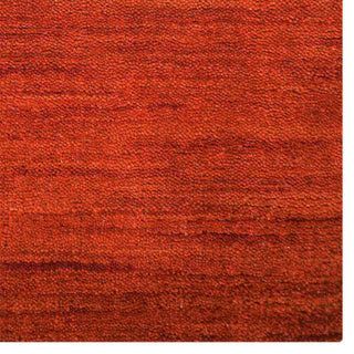 Hand Knotted Loom Wool Area Rug Solid Light Red, [Rectangle] 3'x5'