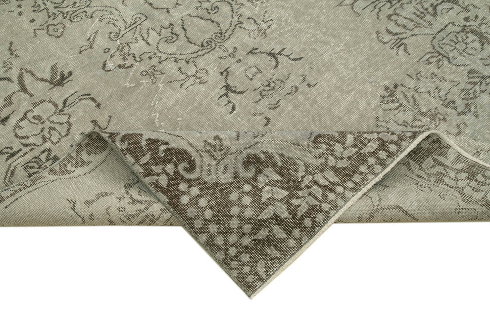 Rug N Carpet - Handwoven Anatolian 5' 1" x 9' 2" Vintage Overdyed Area Rug