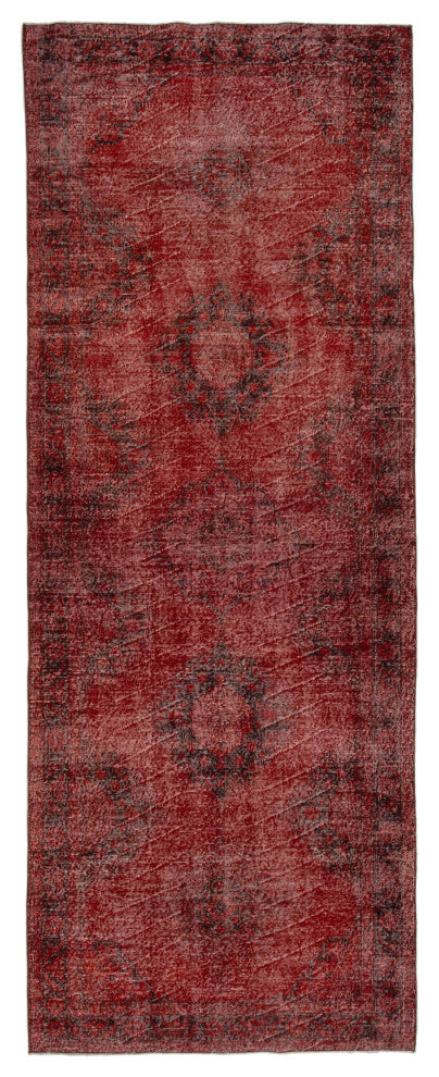 Rug N Carpet - Handmade Turkish 4' 9" x 12' 10" Unique Runner Rug