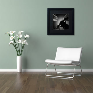 'Six Steps' Matted Framed Canvas Art by Dave MacVicar
