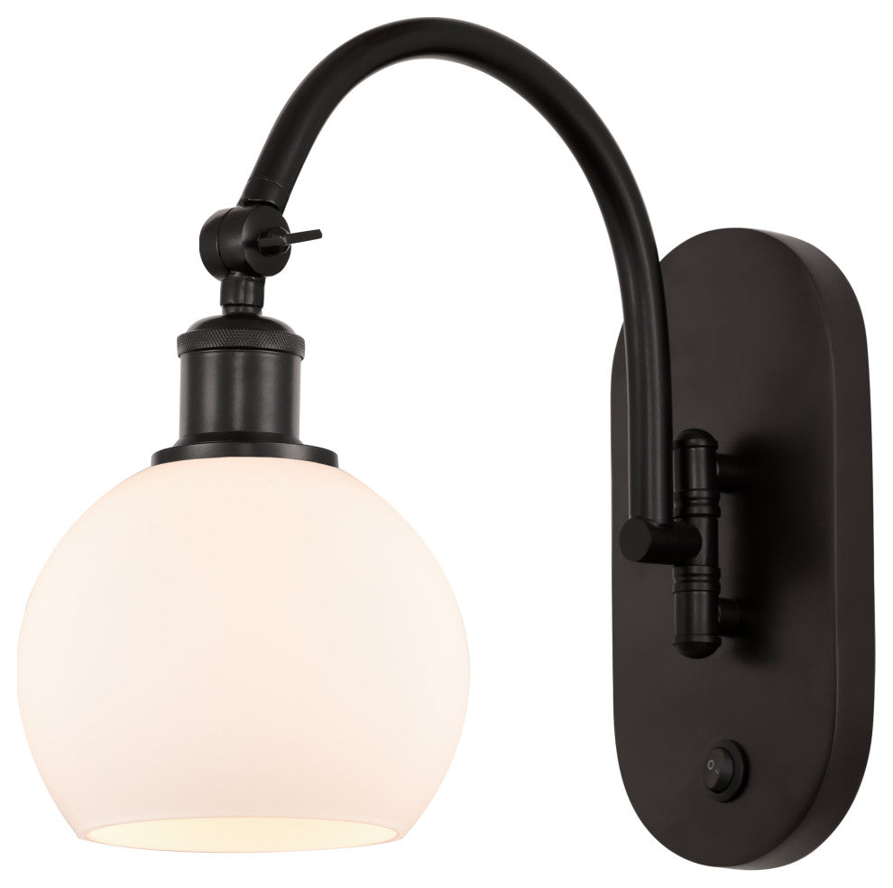 Innovations 518-1W-OB-G121-6-LED 1-Light Sconce, Oil Rubbed Bronze