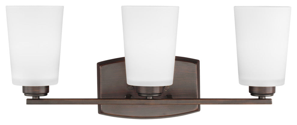 Franport 3-Light Wall/Bath, Burnt Sienna