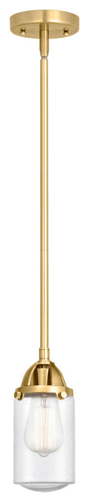 Innovations 288-1S-SG-G314 Dover 1 Light 4.5" Mini Pendant, Satin Gold