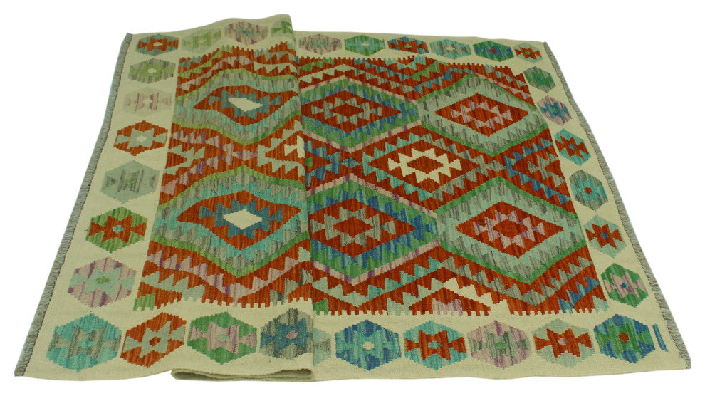 Sangat Kilim Lamont Ivory Rug