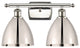 Ballston Dome Bath Vanity Light, Polished Nickel, Polished Nickel