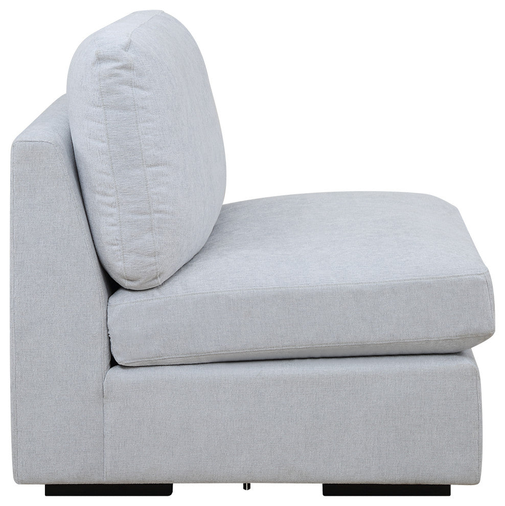 Uttermost Refuge Armless Cloud Blue Sofa