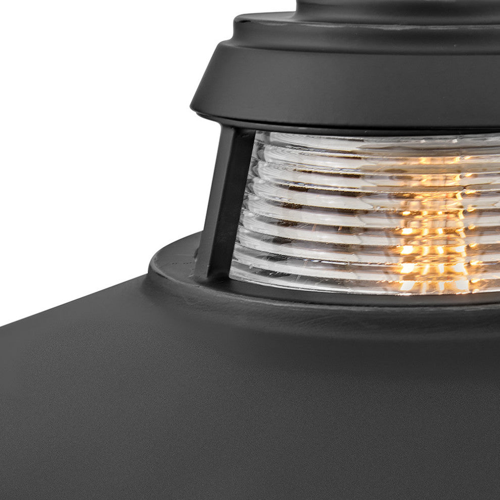 Hinkley Troyer Medium Post Mount Lantern, Black