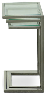 Easton Nesting Table Set, Chrome