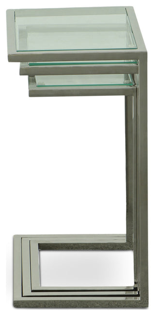 Easton Nesting Table Set, Chrome
