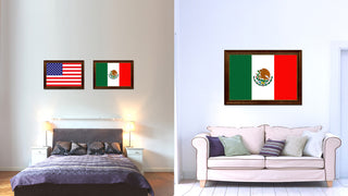 Mexico Country Flag Canvas Print, 21"x30"