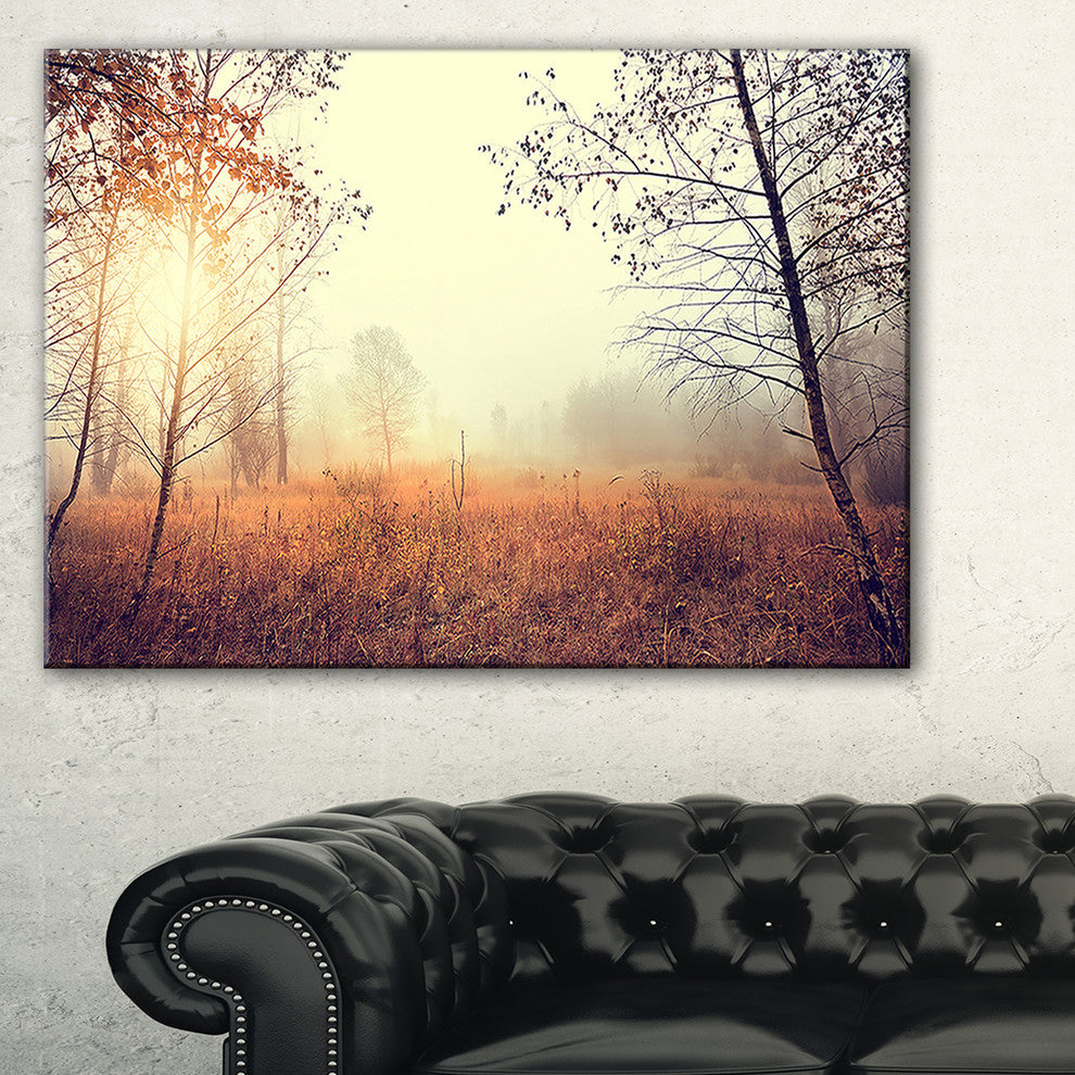 "Beautiful Natural Landscape With Trees" Extra Large Wall Art Landscape, 40"x30"