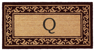 Kendall Monogram Doormat, 3'x6', Q