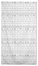 Gray Mudcloth 58x102 Tablecloth