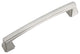 Utopia Alley Brett Cabinet Pull, 5" Center to Center, Brushed Nickel, 5 Pack