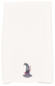 Cat Behind the Hat 18"x30" Cream Halloween Print Kitchen Towel