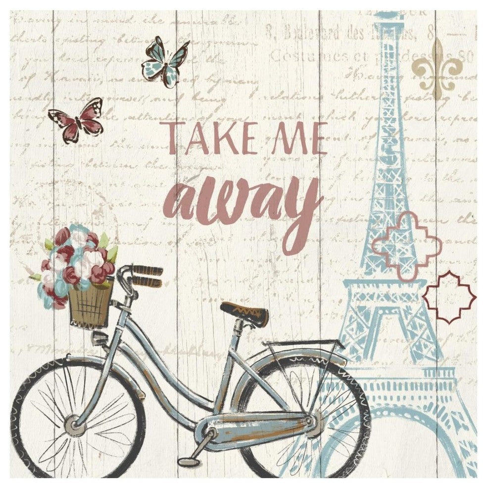 "Paris Tour III" Digital Paper Print by Janelle Penner, 26"x26"