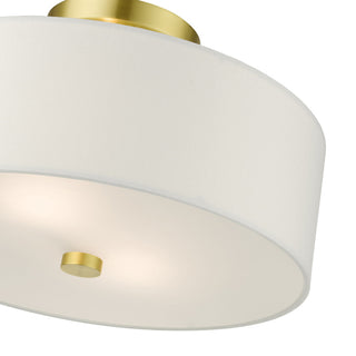 Satin Brass Timeless, Transitional, Versatile, Semi Flush