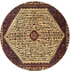 Ahgly Company Indoor Round Traditional Area Rugs, 3' Round