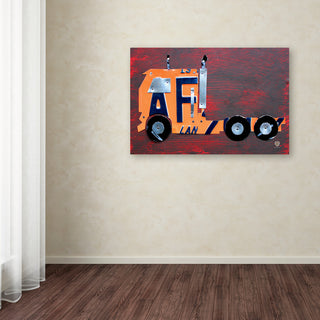 "Semi Truck" Canvas Art by Design Turnpike