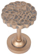 Hammered Drapery Medallion Holdback, Copper