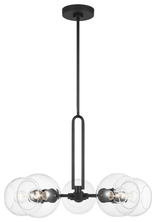 Codyn 5-Light Chandelier, Midnight Black