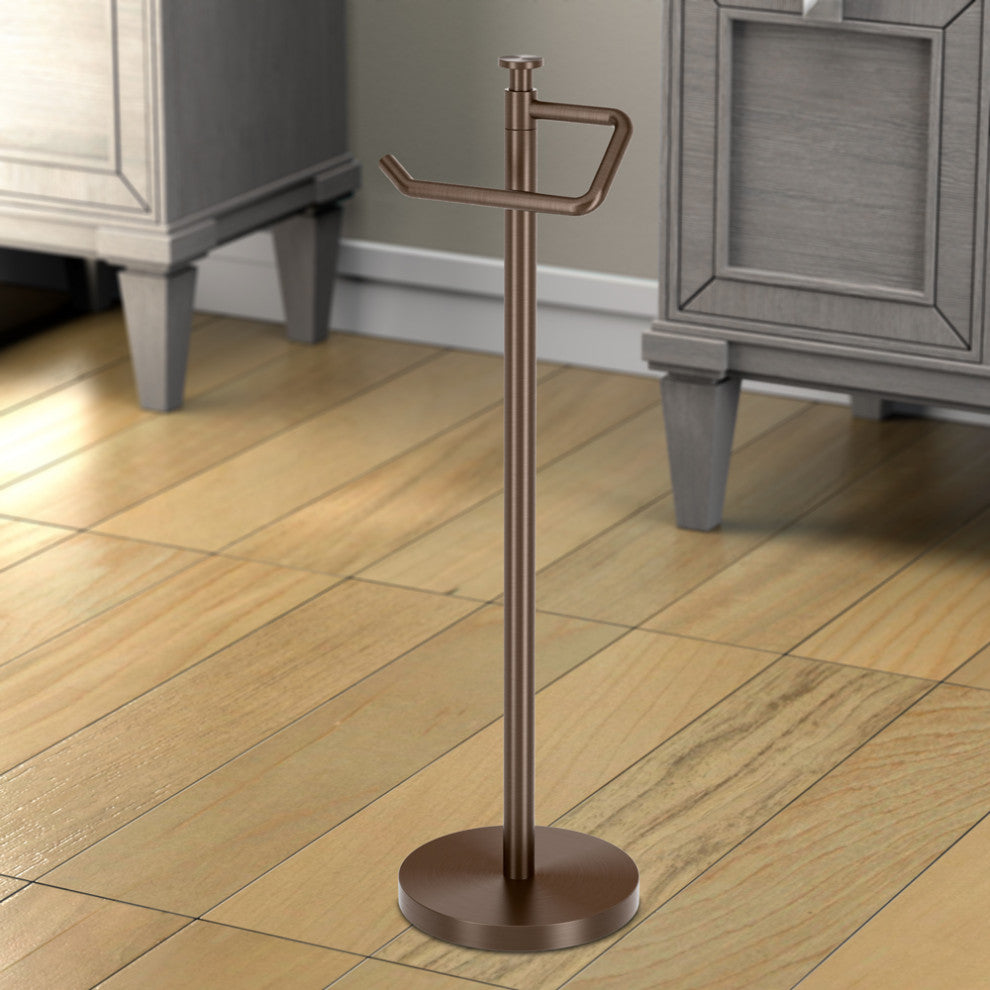 Standing Toilet Paper Holder, Bronze