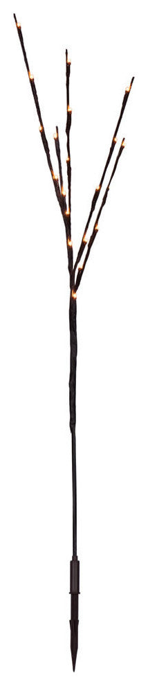 60Lt 3Pc 36" Led Gold Wa Bw Twig Lts