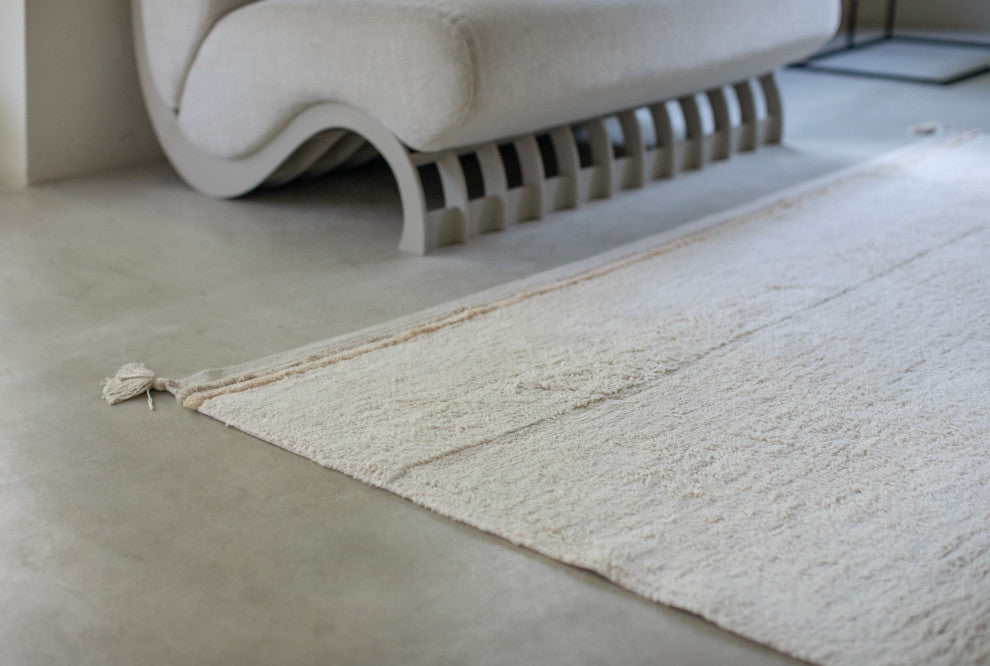 Bloom Natural Machine Washable Kids Rug, 6'7"x9'10"