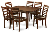 7 Pc Small Kitchen Table Set -Small Kitchen Table And 6 Dining Chairs