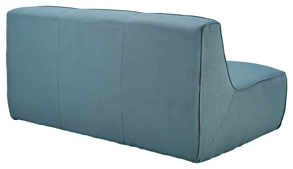 Modern Contemporary Living Room Upholstered Loveseat Sofa Sea