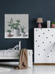 "Succulents, Bloom" Painting Print on Wrapped Canvas