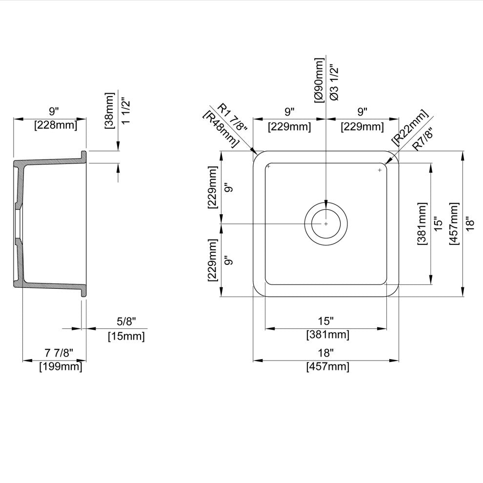 BOCCHI 1359-002-0120 Matte White Fireclay Kitchen Sink w/ Grid and Strainer