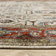 Augustus Bordered Persian Ivory/ Red Indoor Area Rug, Ivory, 2'3"x7'6"