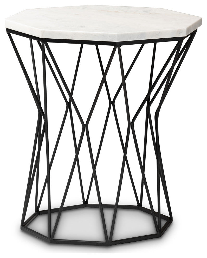 Arlen Contemporary End Table, Black