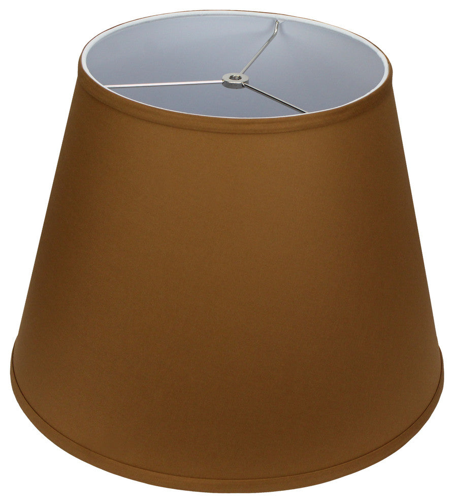 Fenchel Shades 11"x17"x13" Spider Attachment Empire Lamp Shade, Linen Earth