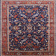 Ahgly Company Indoor Square Mid-Century Modern Area Rugs, 7' Square
