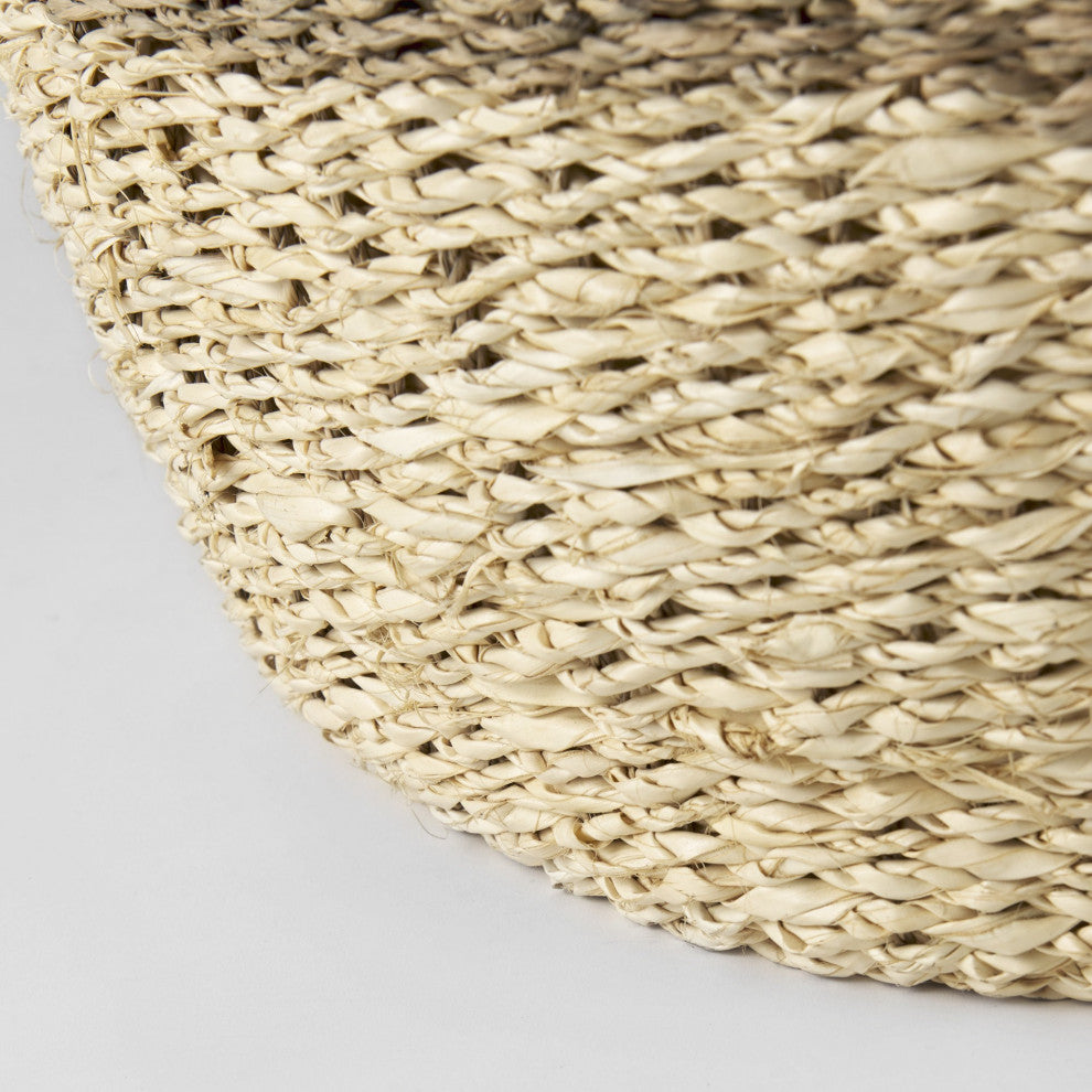 Set of Three Detailed Wicker Storage Baskets