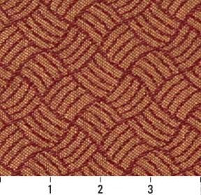 Dark Red And Gold Geometric Heavy Duty Crypton Fabric By The Yard