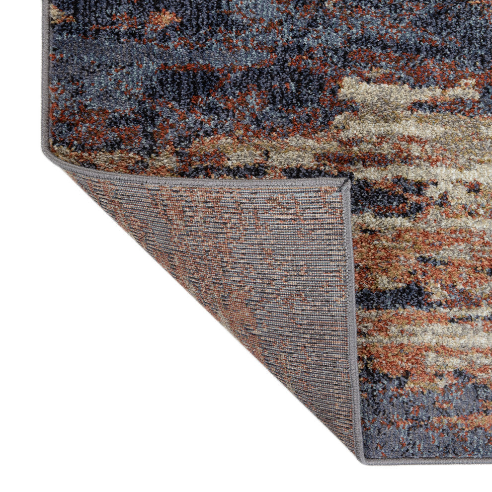 Jordan Delia Area Rug, Red, 9'2" x 12'2", Abstract