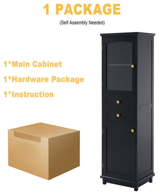 Packaging image illustrating the box contents and packaging label.