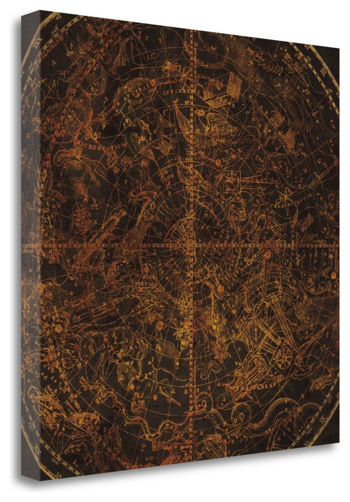 "Southern Celestial Sphere VIntage" By Wild Apple Portfolio, Gallery Wrap Canvas