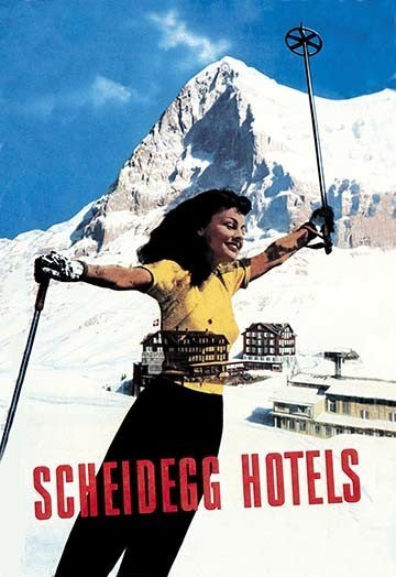 Scheidegg Hotels - Canvas Poster 20" x 30"