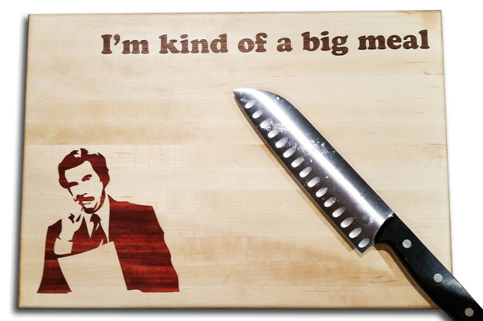I'm Kind Of A Big Meal, A Funny Cutting Board That Looks Really Good., 9x13x3/4"
