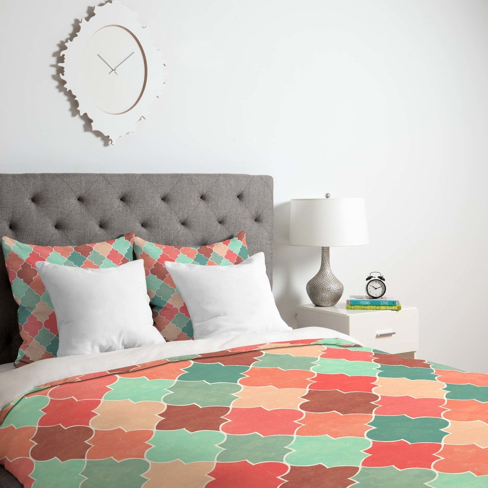 Deny Designs Jacqueline Maldonado Morocco Pastel Duvet Cover - Lightweight